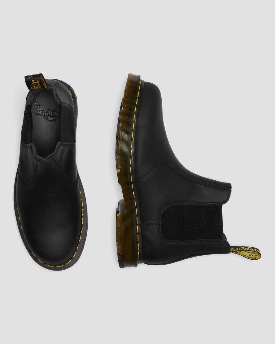 Dr Martens 2976 DM's Wintergrip Men Chelsea Boots Black | 52AHMJVWP