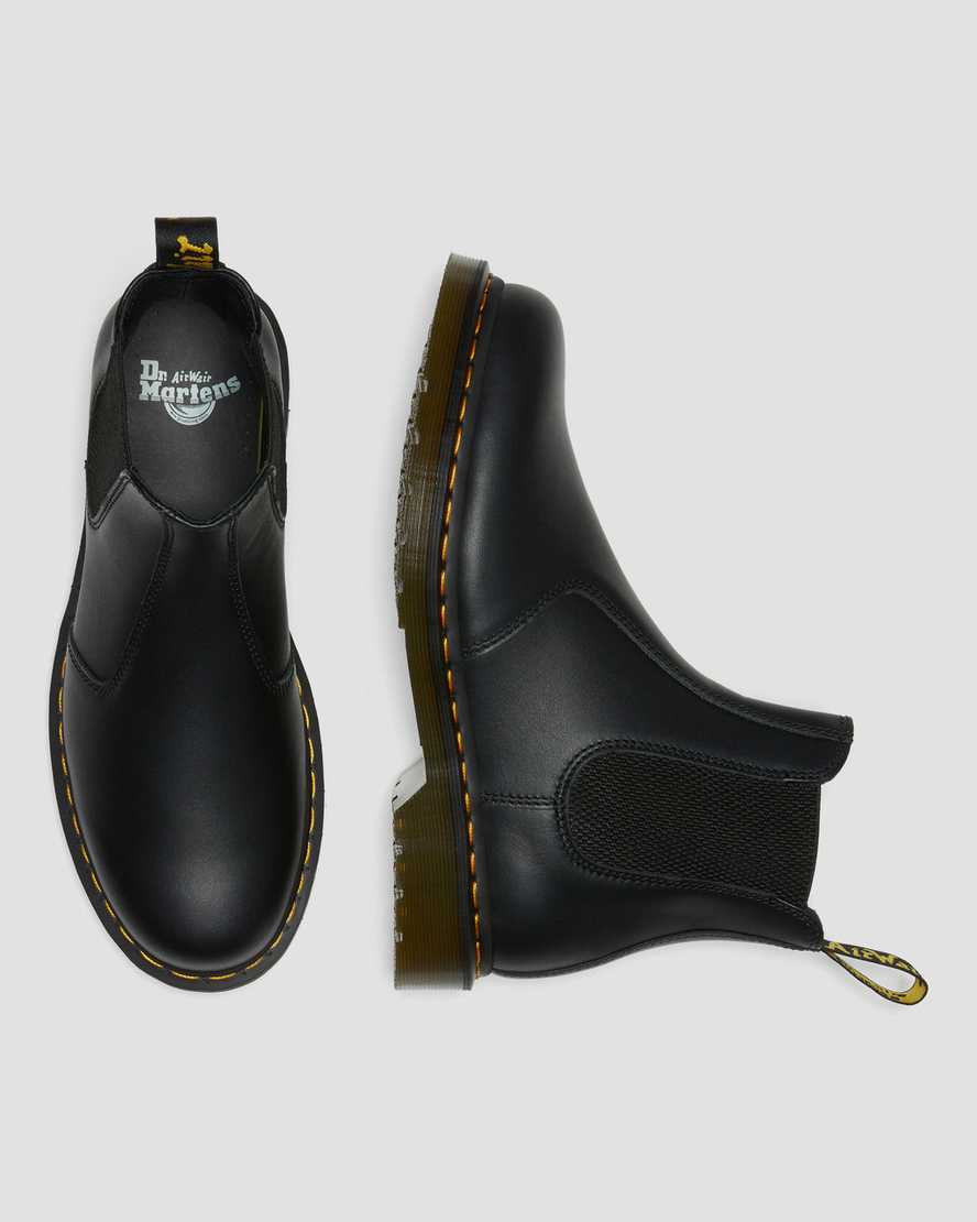 Dr Martens 2976 Nappa Leather Men Ankle Boots Black | 81PTJGIHU