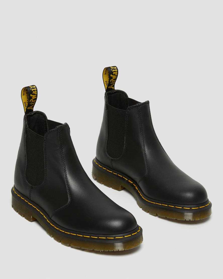 Dr Martens 2976 Slip Resistant Leather Men Chelsea Boots Black | 20VCQFESB