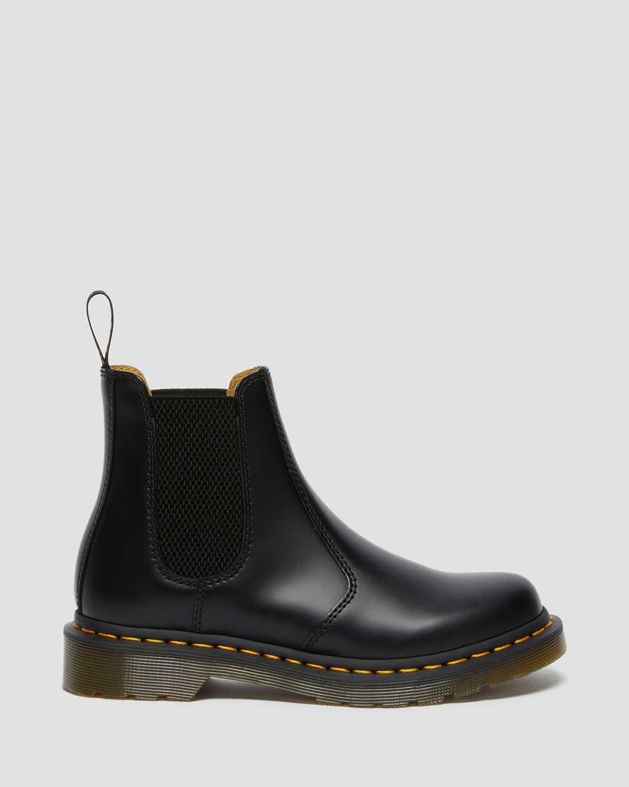 Dr Martens 2976 Smooth Leather Women Chelsea Boots Black | 92FGEXVDL