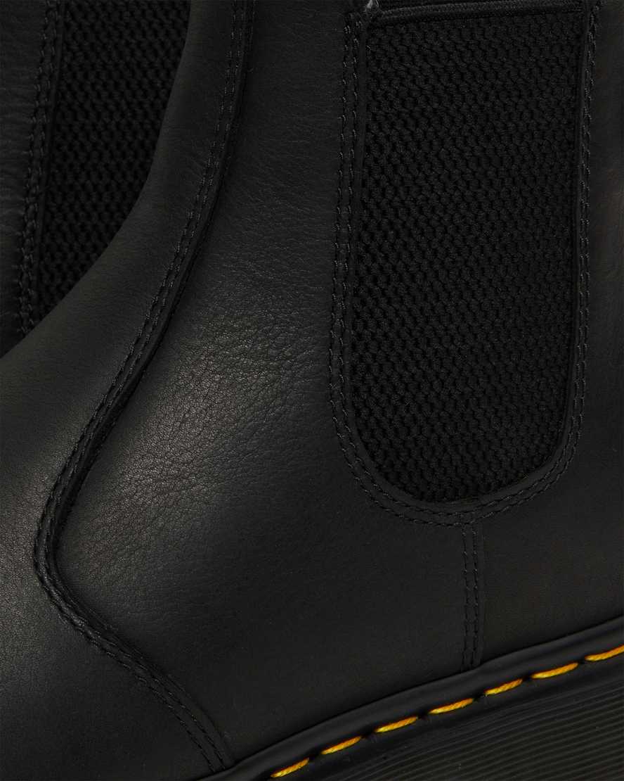 Dr Martens 2976 Warmwair Leather Men Chelsea Boots Black | 09NYDTSIW