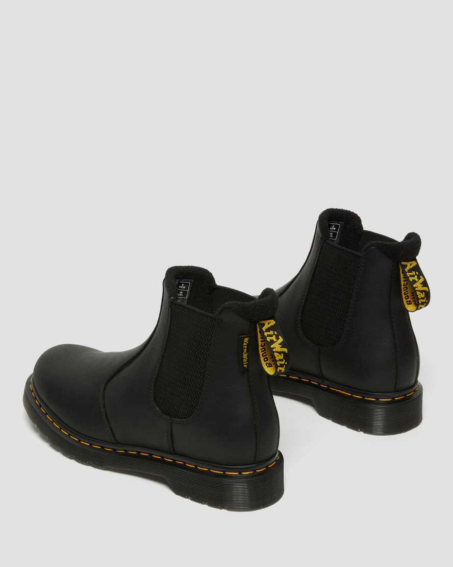 Dr Martens 2976 Warmwair Leather Men Chelsea Boots Black | 09NYDTSIW