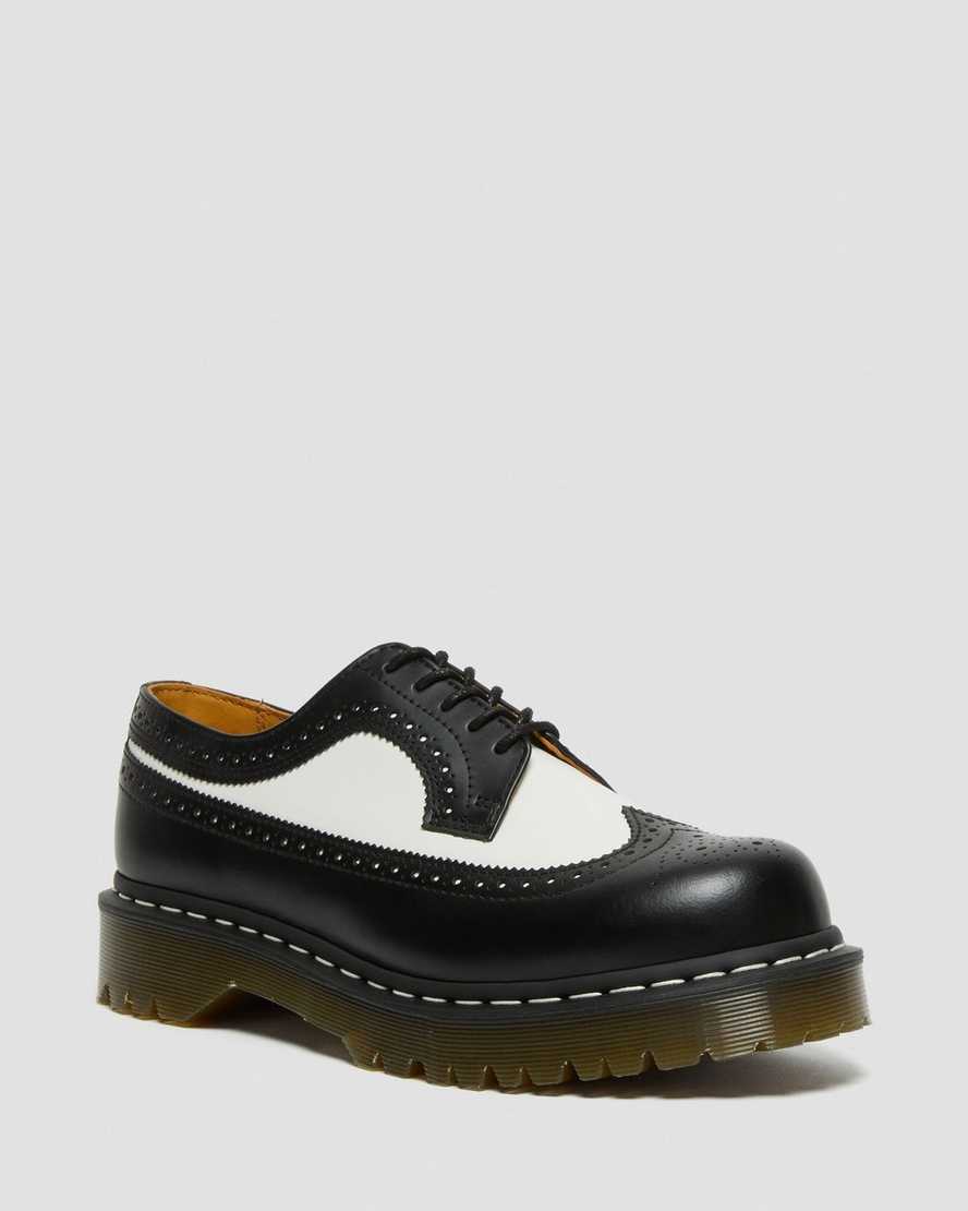 Dr Martens 3989 Bex Smooth Leather Women Brogues Black | 07NMSHBEK