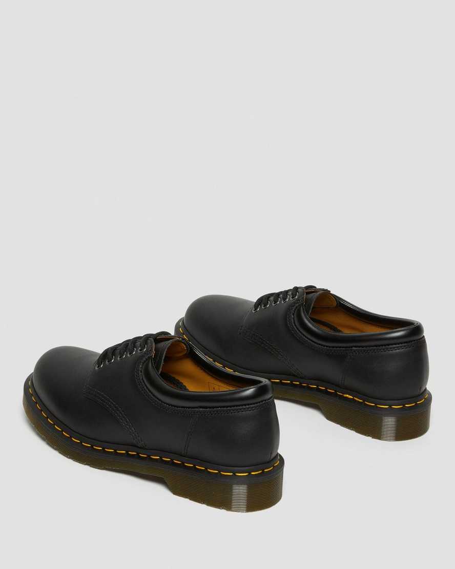 Dr Martens 8053 Nappa Leather Men Oxfords Shoes Black | 73JAQMHDV