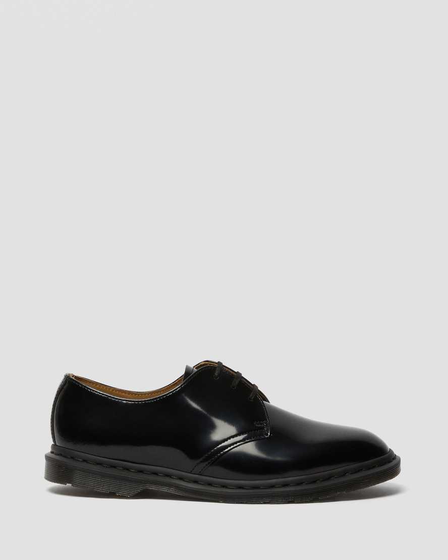 Dr Martens Archie II Smooth Leather Men Oxfords Shoes Black | 84BOUREZY