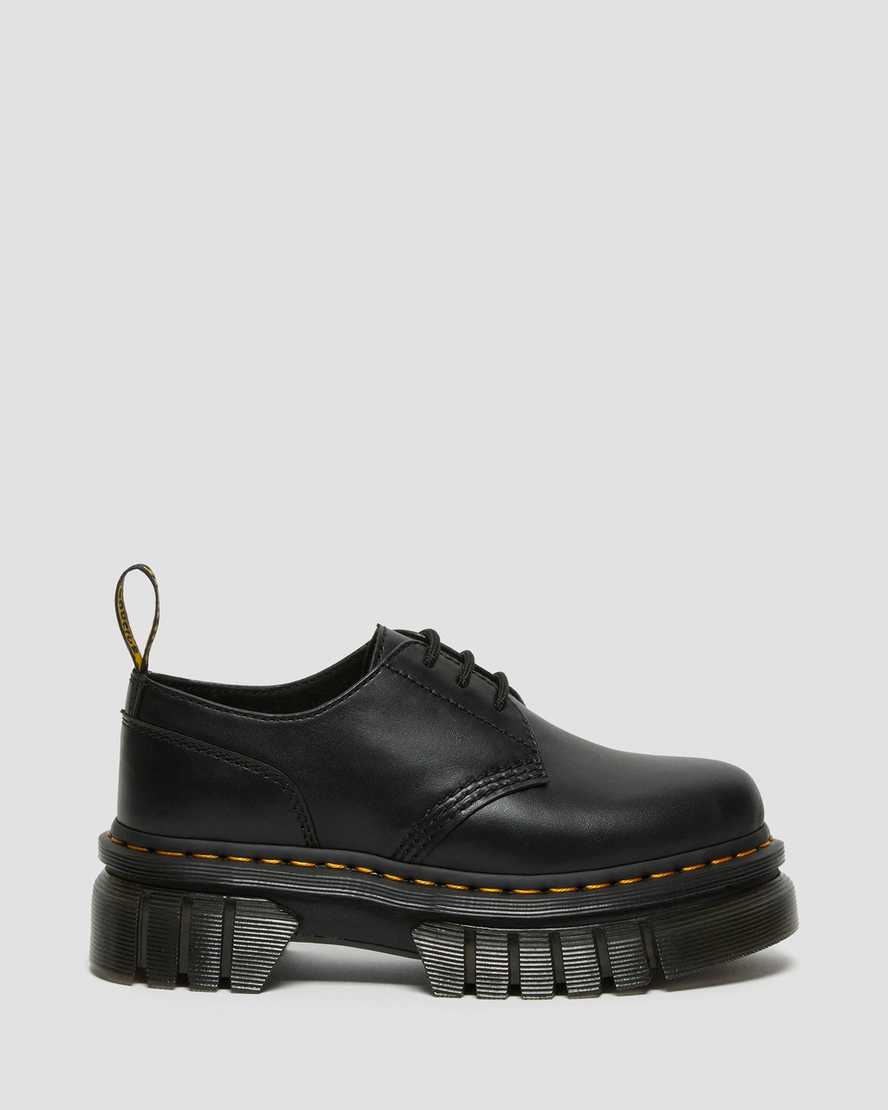 Dr Martens Audrick Nappa Leather Men Oxfords Shoes Black | 98NALUYDB