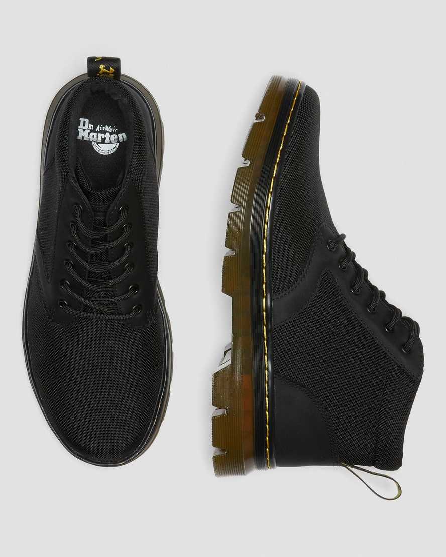 Dr Martens Bonny Poly Men Lace Up Boots Black | 62GHKMQDL