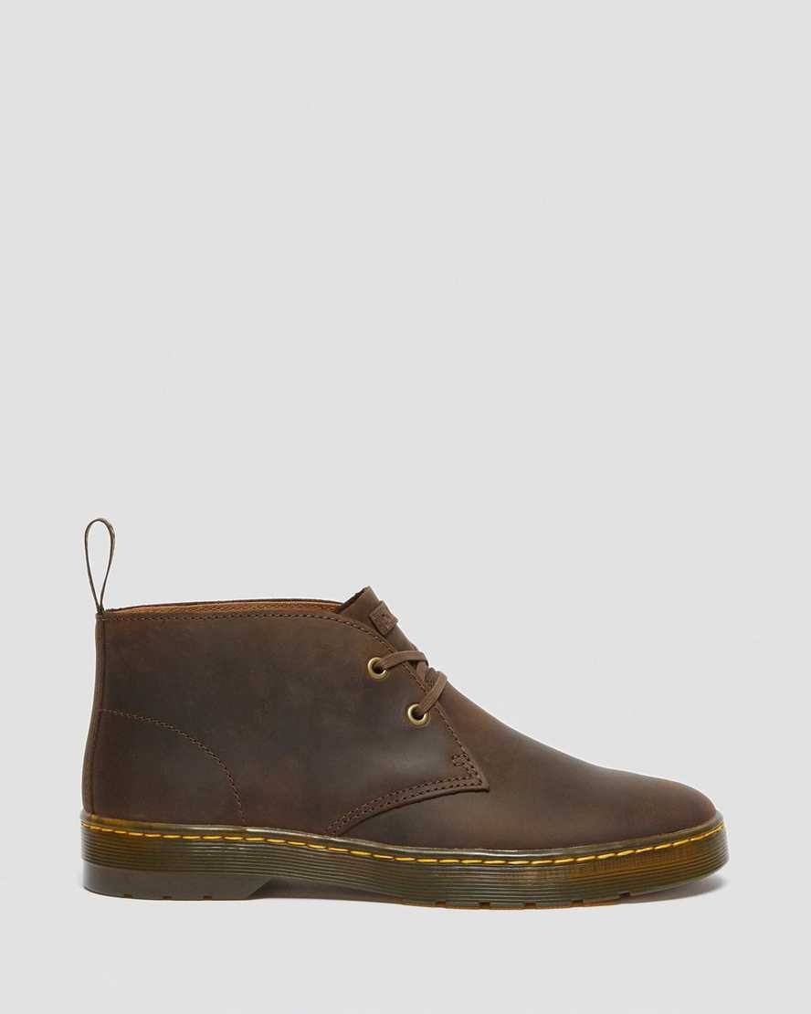 Dr Martens Cabrillo Crazy Horse Leather Desert Men Lace Up Boots Brown | 35GEUONMY