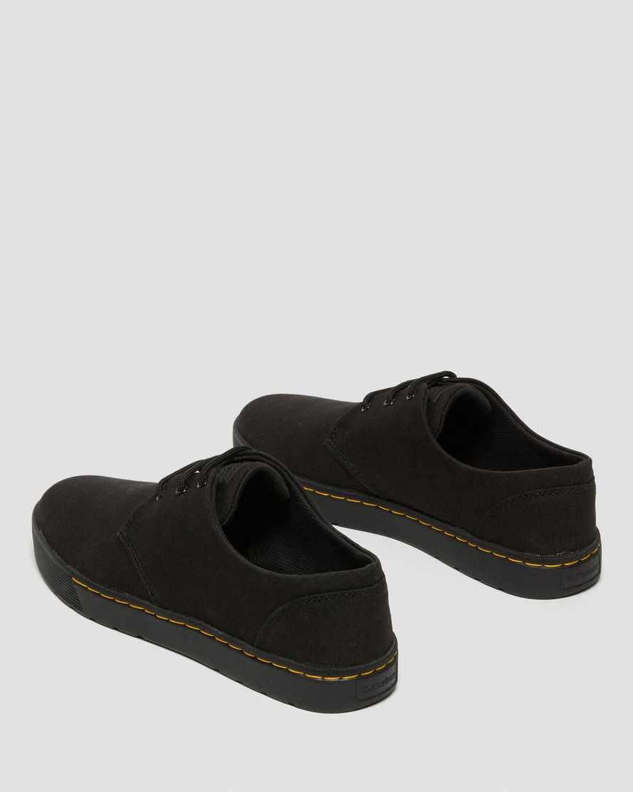 Dr Martens Cairo Low Men Canvas Shoes Black | 31VAZITDH