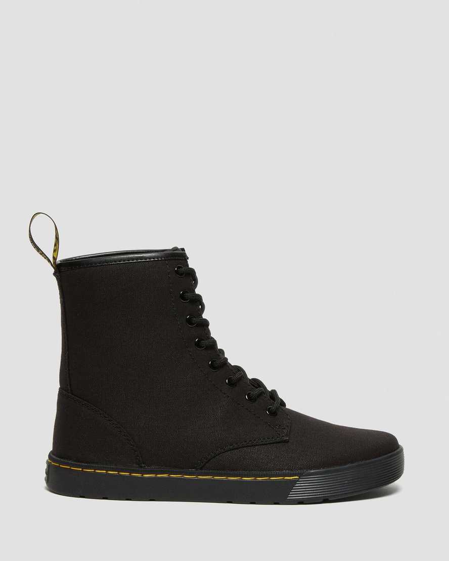 Dr Martens Cairo Men Canvas Boots Black | 59GDBHAZP