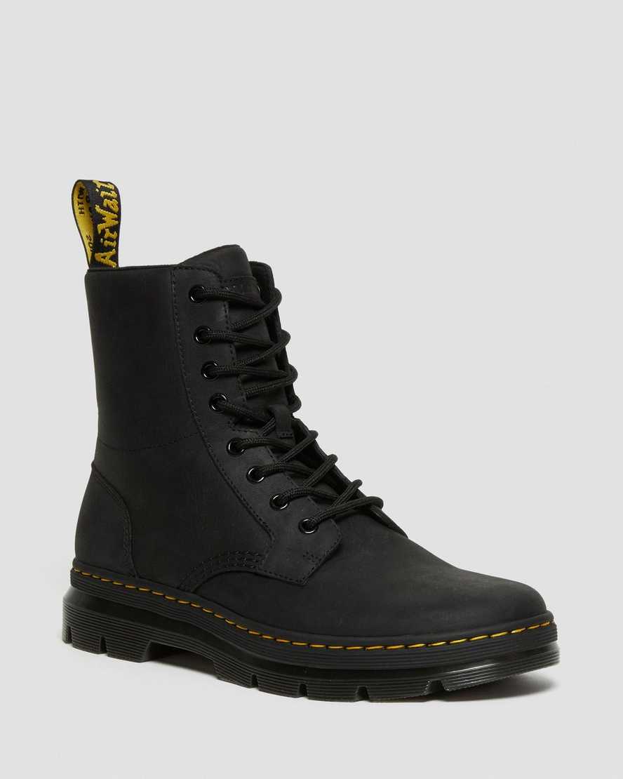 Dr Martens Combs Leather Men Ankle Boots Black | 26JETWSUR