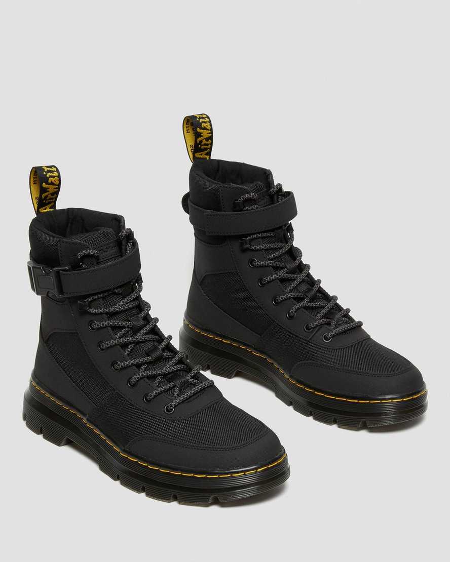 Dr Martens Combs Tech Extra Tough Poly Men Utility Boots Black | 35BDRGEIM