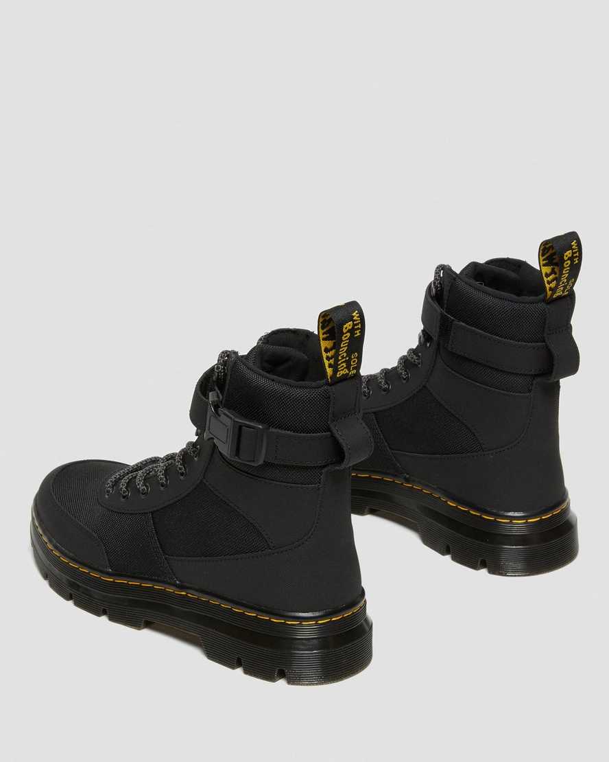 Dr Martens Combs Tech Extra Tough Poly Men Utility Boots Black | 35BDRGEIM