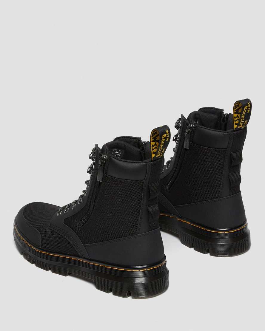 Dr Martens Combs Zip Up Men Boots Black | 15PZTVFSB