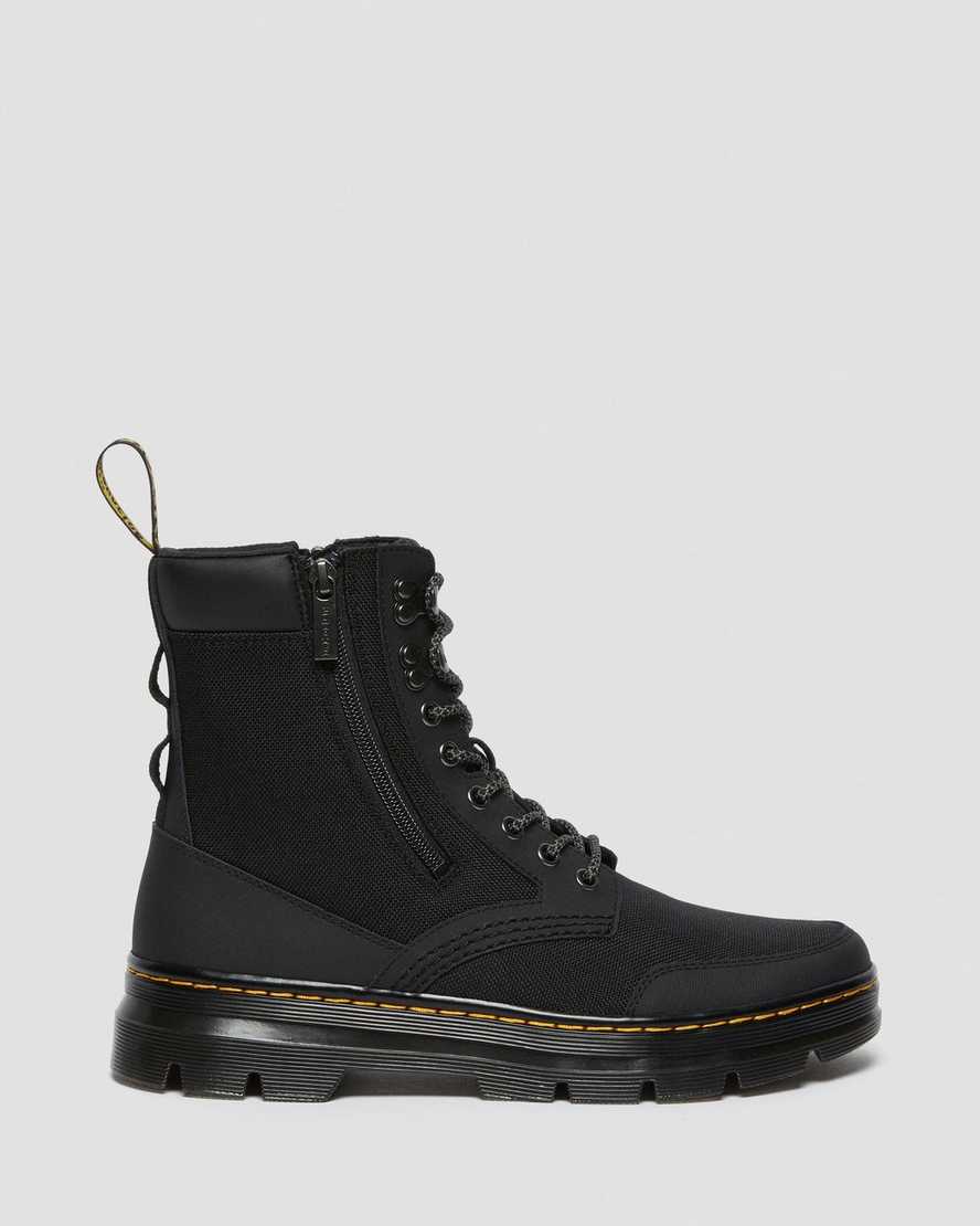 Dr Martens Combs Zip Up Men Boots Black | 15PZTVFSB