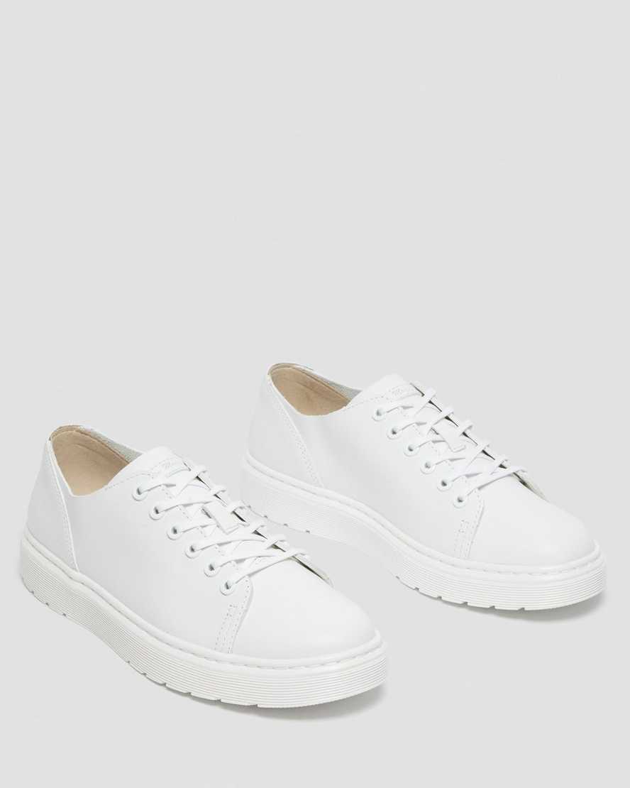 Dr Martens Dante Leather Men Oxfords Shoes White | 57LYWRUQB