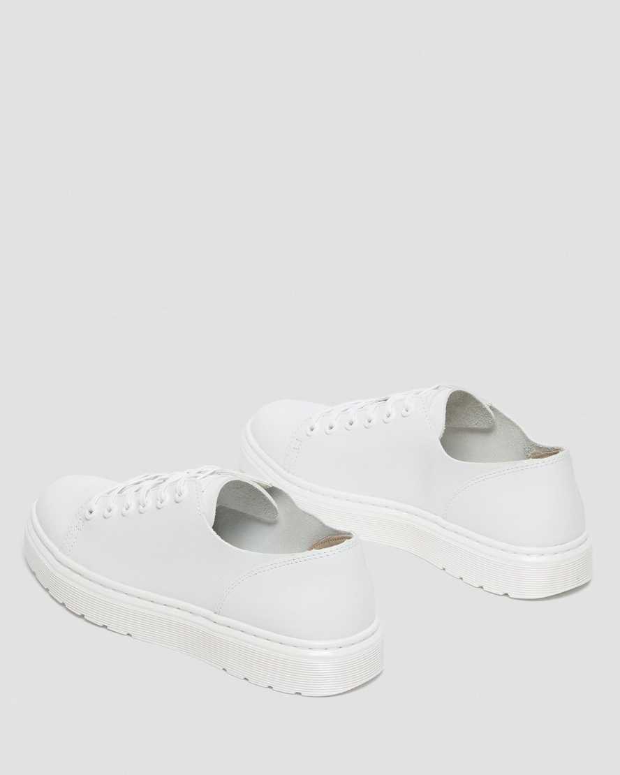 Dr Martens Dante Leather Men Oxfords Shoes White | 57LYWRUQB