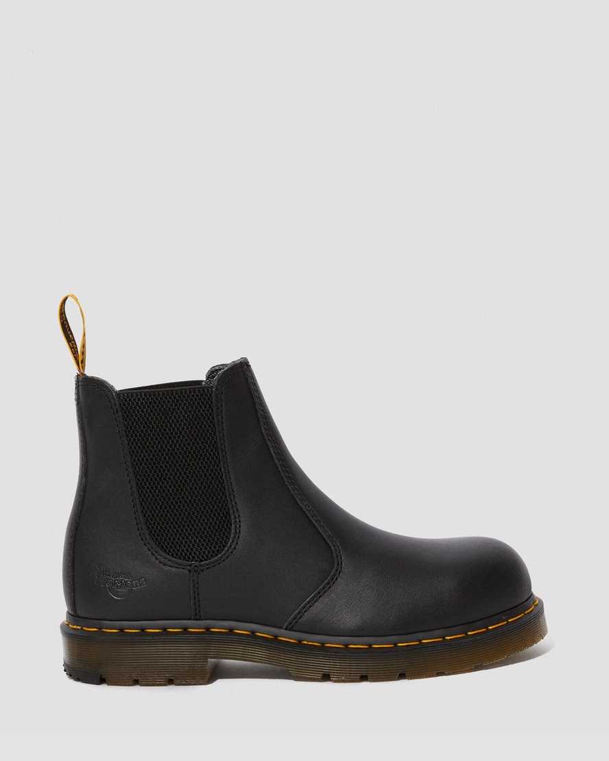 Dr Martens Fellside Full Grain Chelsea Work Men Chelsea Boots Black | 12OVSDKCT