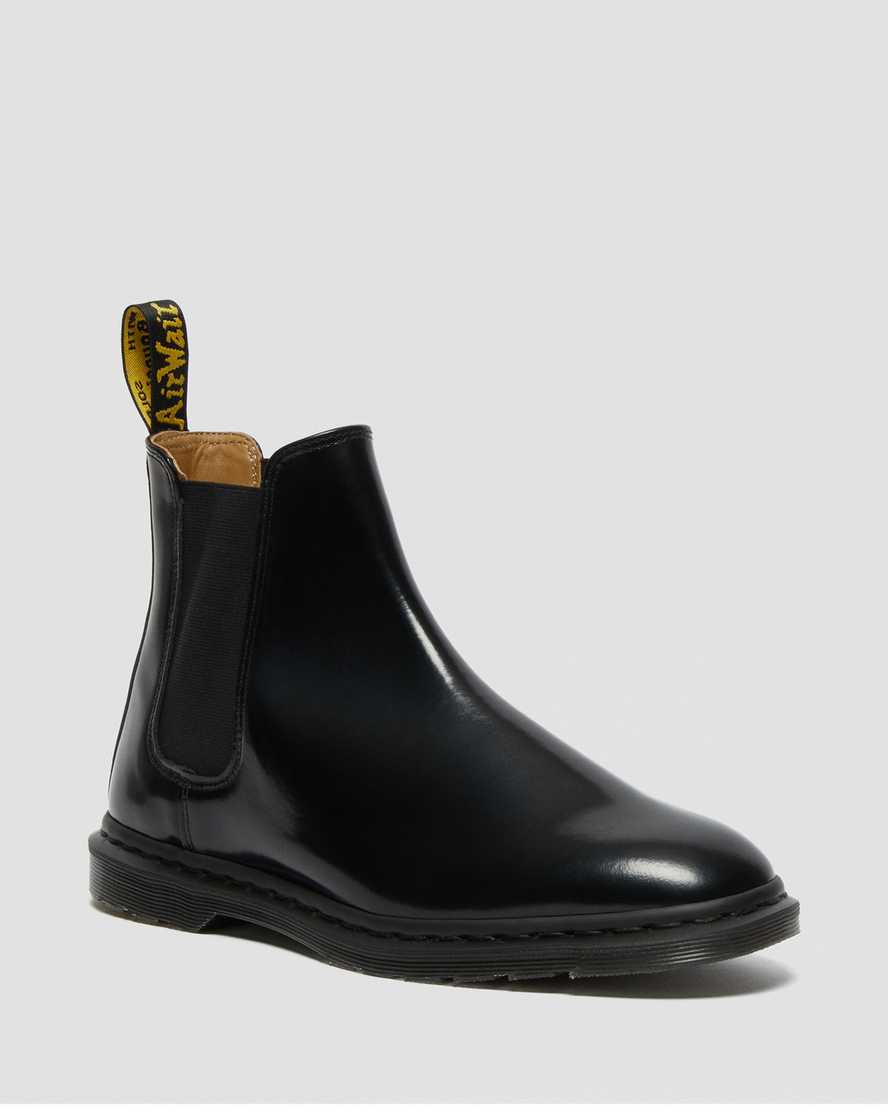 Dr Martens Graeme II Smooth Leather Men Chelsea Boots Black | 84PKJLFUQ