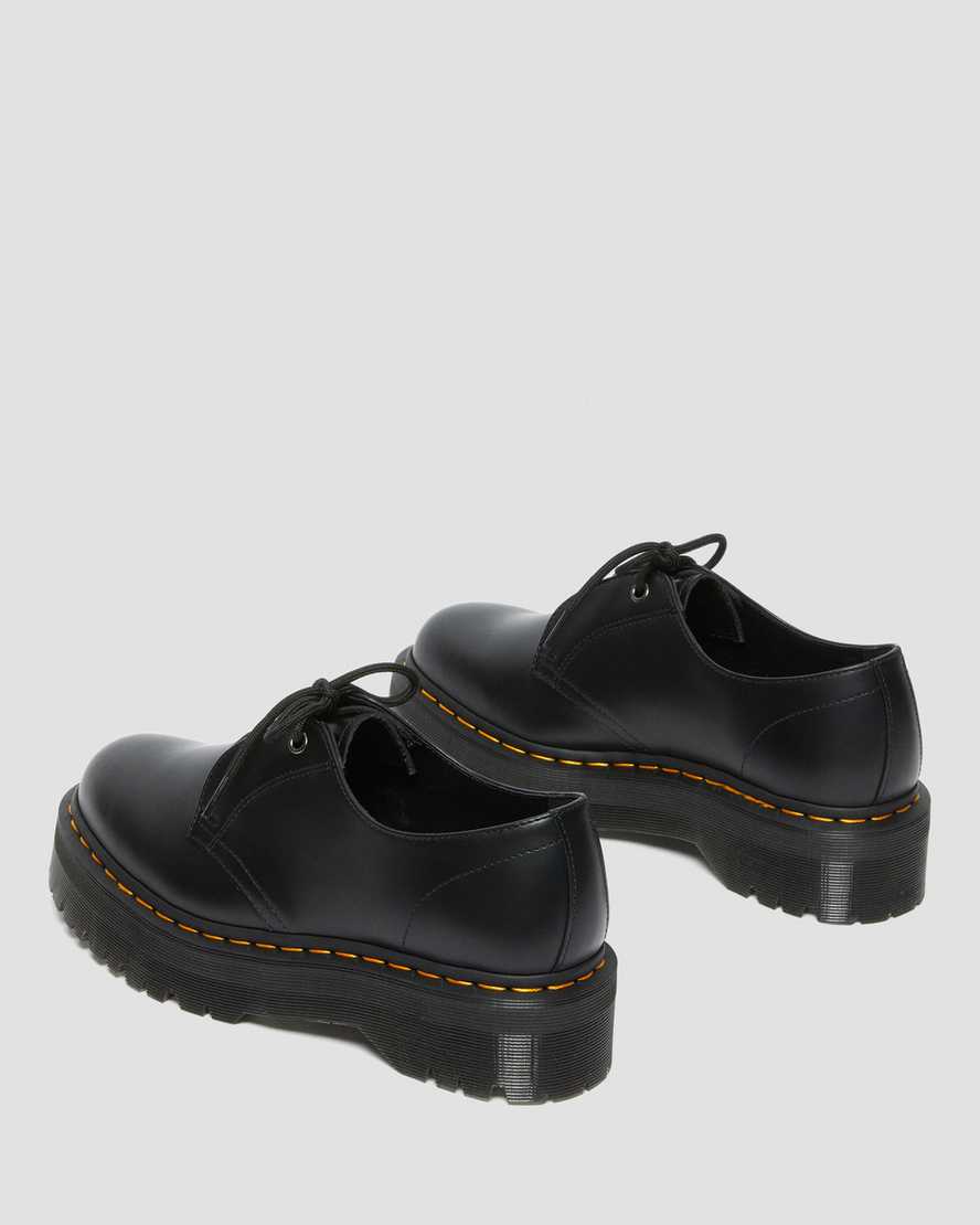 Dr Martens Jarrick Lo Smooth Leather Men Oxfords Shoes Black | 03NZTHRQS