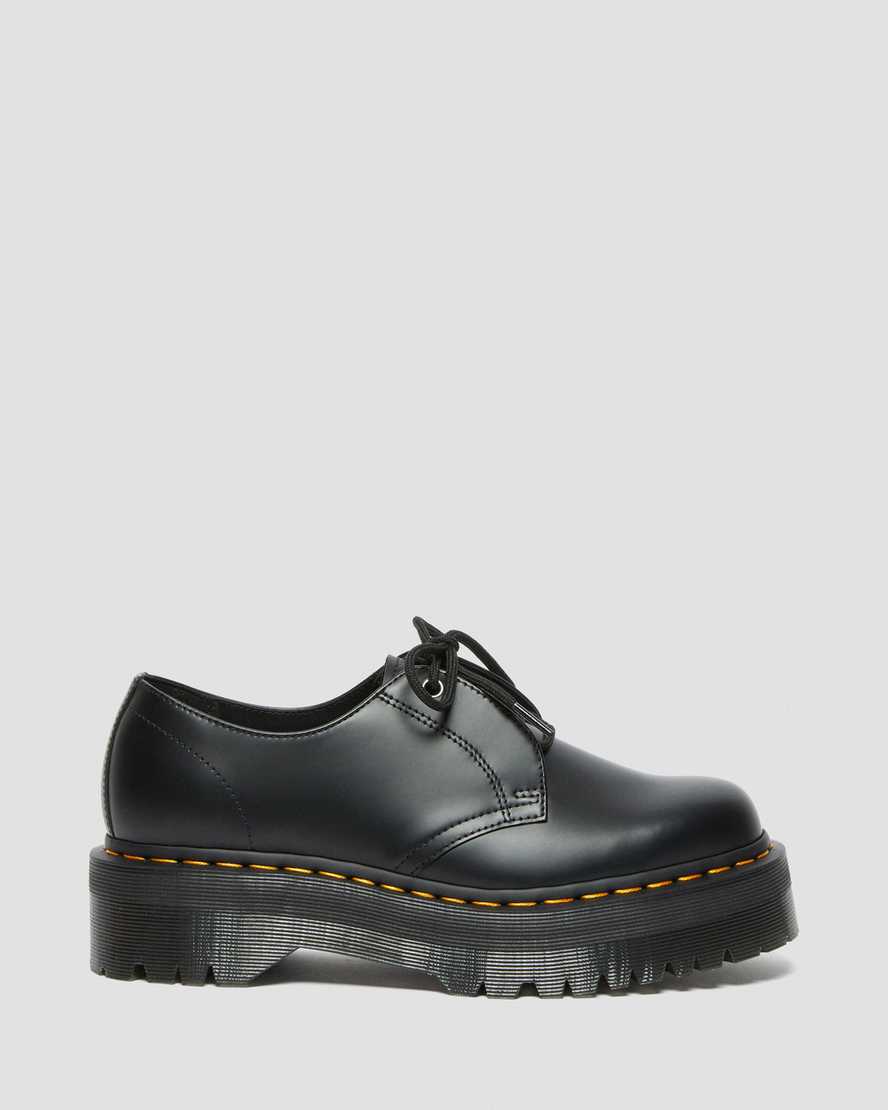 Dr Martens Jarrick Lo Smooth Leather Men Oxfords Shoes Black | 03NZTHRQS