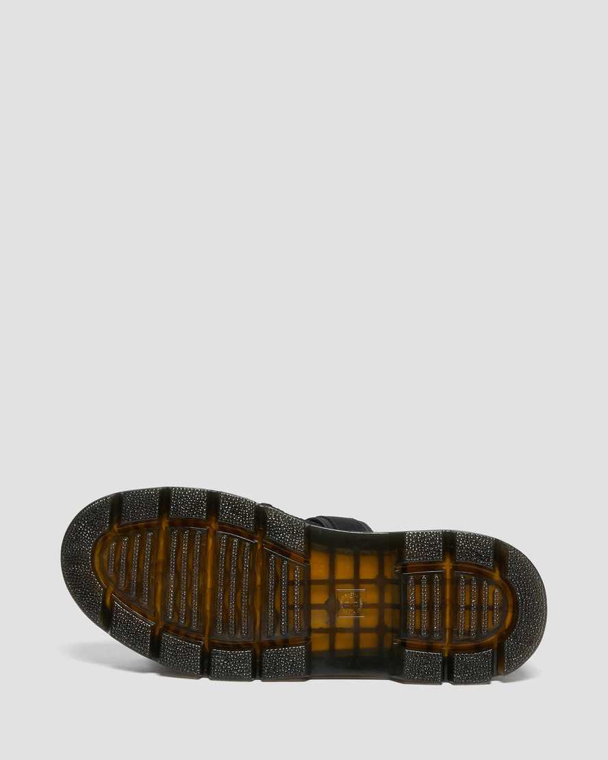 Dr Martens Pearson Women Webbing Sandals Black | 35OEXQMJI