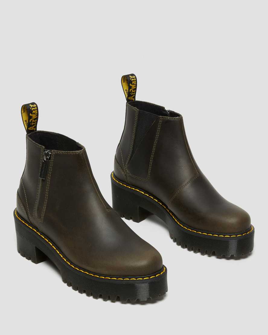 Dr Martens Rometty Leather Women Ankle Boots Brown | 91QLOZXEW