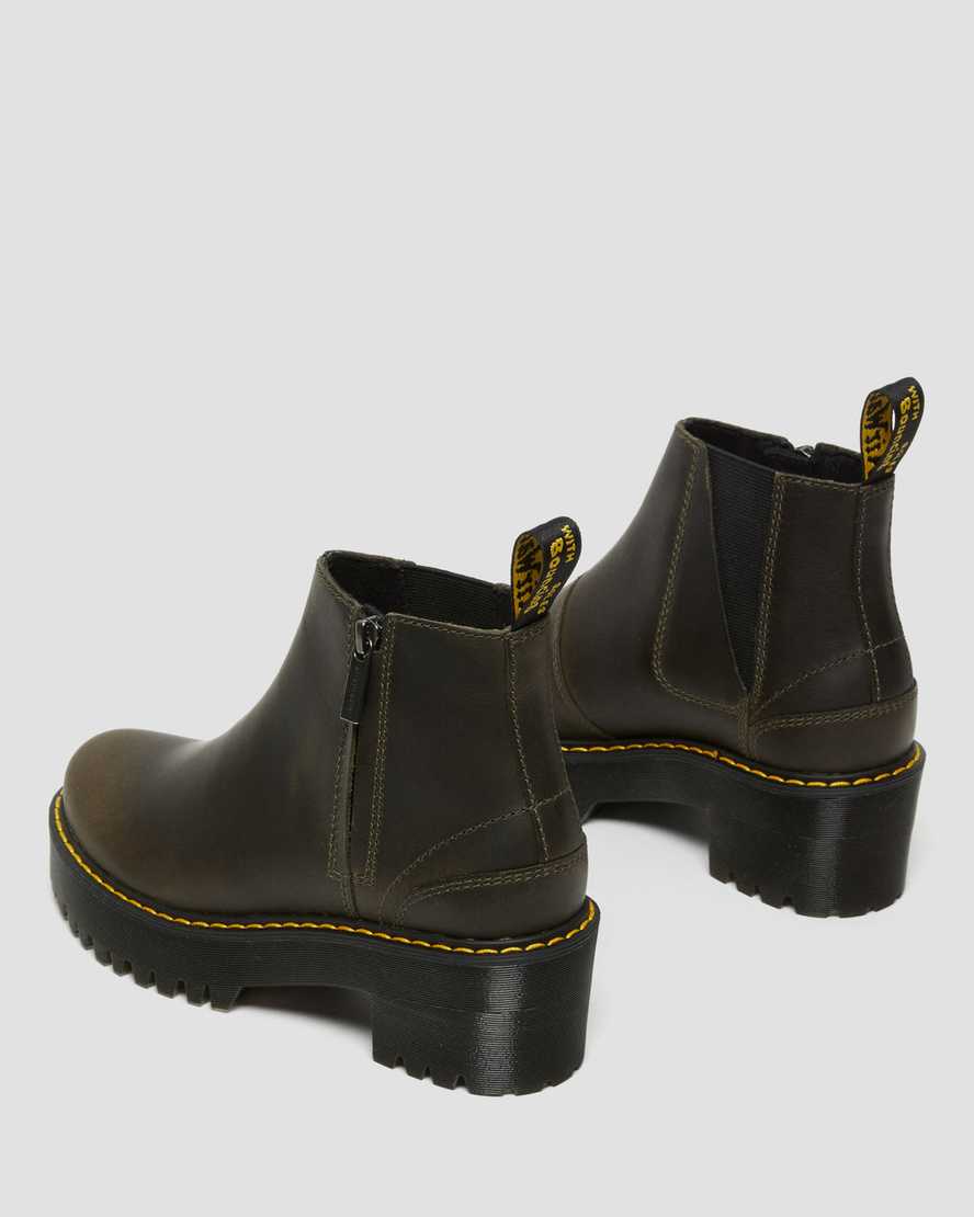 Dr Martens Rometty Leather Women Ankle Boots Brown | 91QLOZXEW