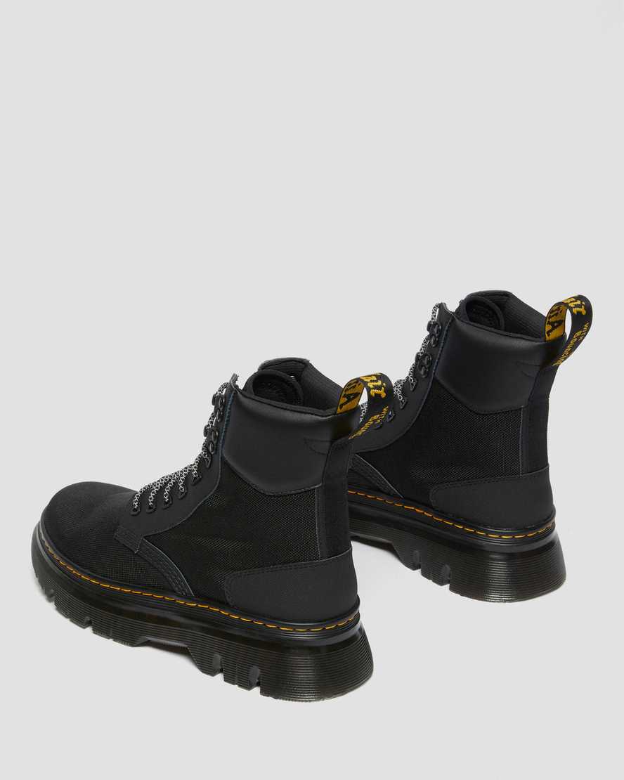 Dr Martens Tarik Utility Men Canvas Boots Black | 94BMVHUIC