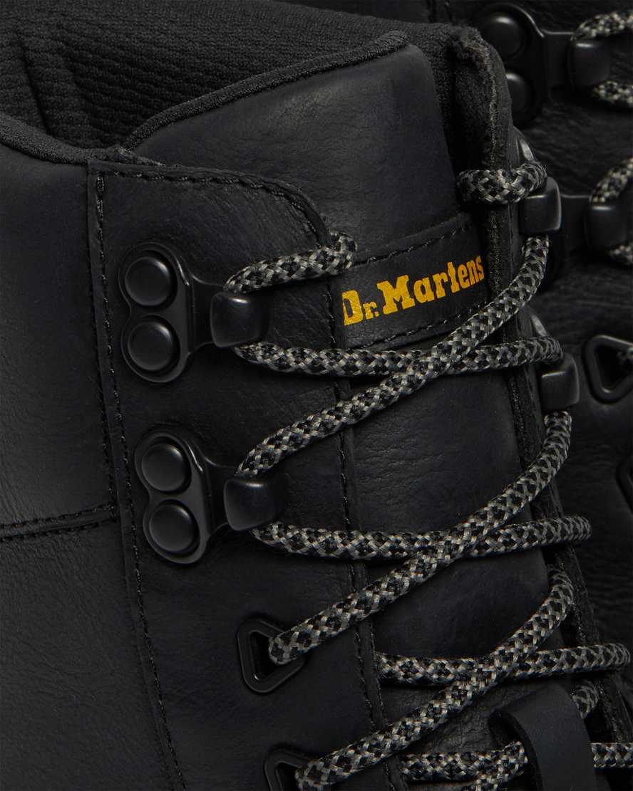 Dr Martens Tarik Wyoming Leather Men Utility Boots Black | 37YXWPEKI