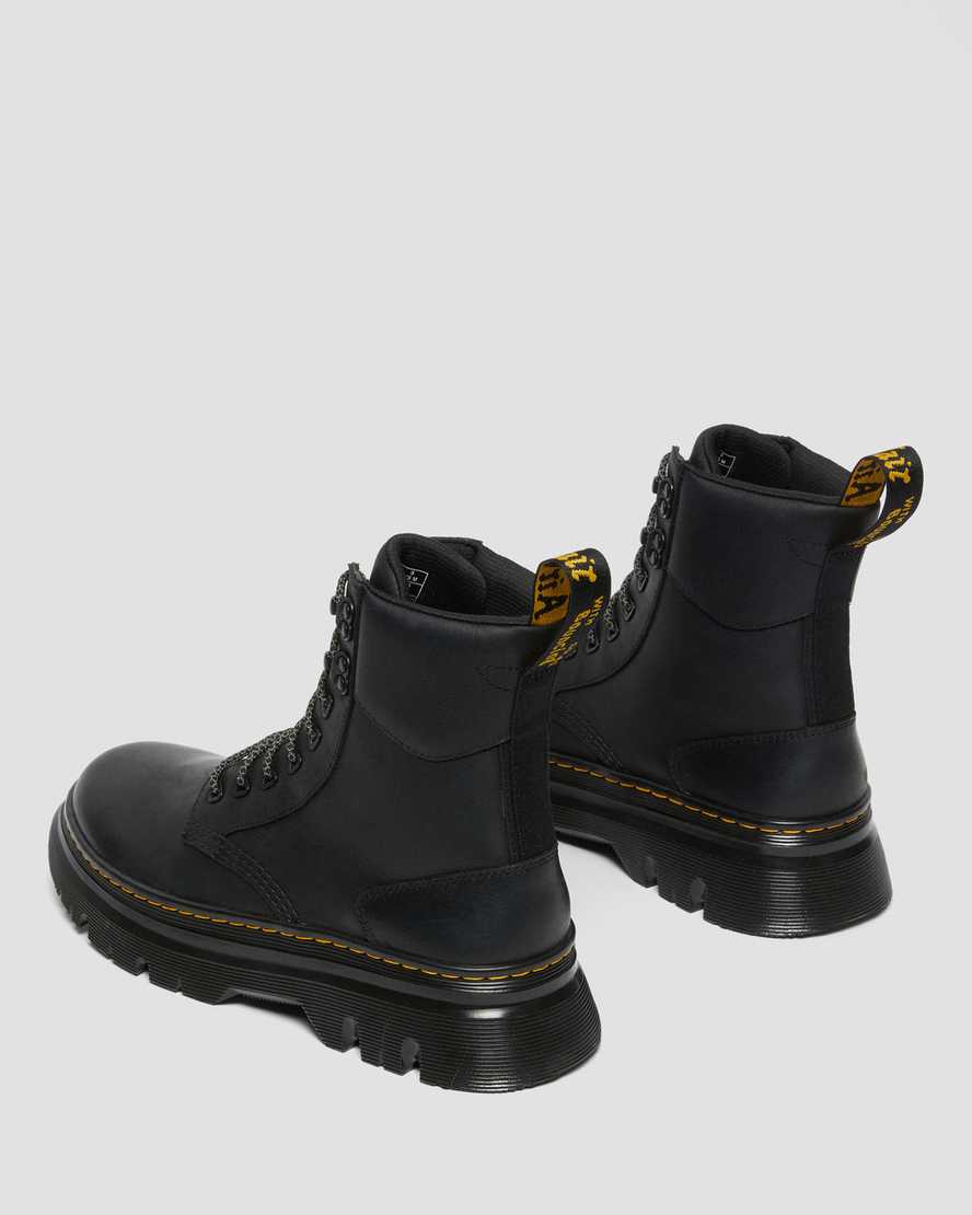 Dr Martens Tarik Wyoming Leather Men Utility Boots Black | 37YXWPEKI