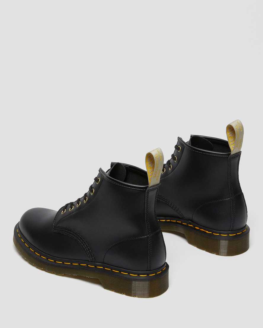 Dr Martens Vegan 101 Felix Women Lace Up Boots Black | 24RKCBUEI