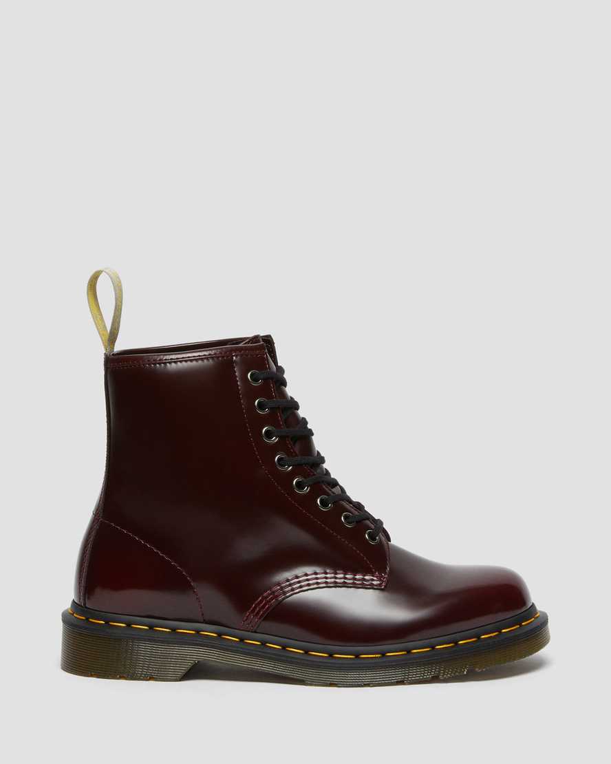 Dr Martens Vegan 1460 Women Ankle Boots Cherry Red | 04BSTLOZY