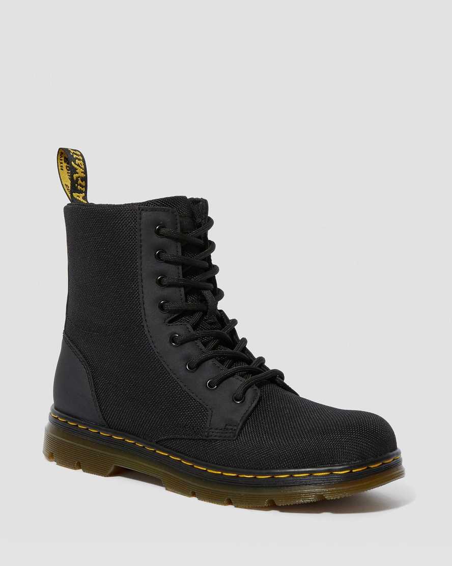 Dr Martens Youth Combs Extra Tough Poly Kids' Casual Boots Black | 46XDVATYP