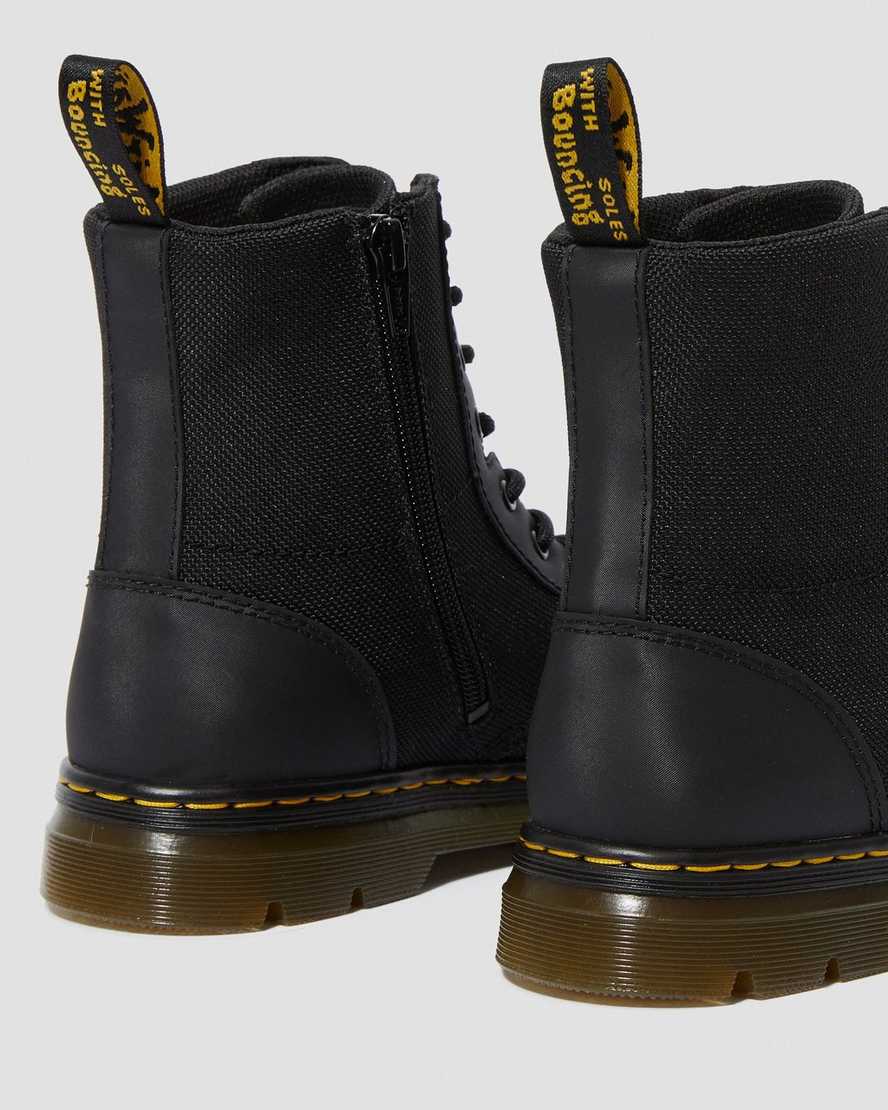 Dr Martens Youth Combs Extra Tough Poly Kids' Casual Boots Black | 46XDVATYP